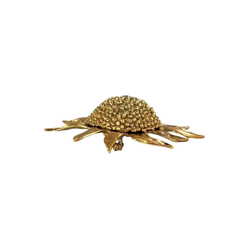 YSL Vintage Sunflower Brooch